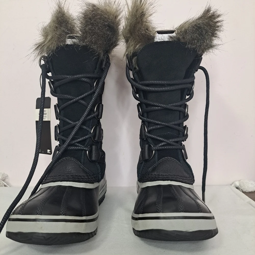 Sorel joan of arctic waterproof boot black 7 NWT